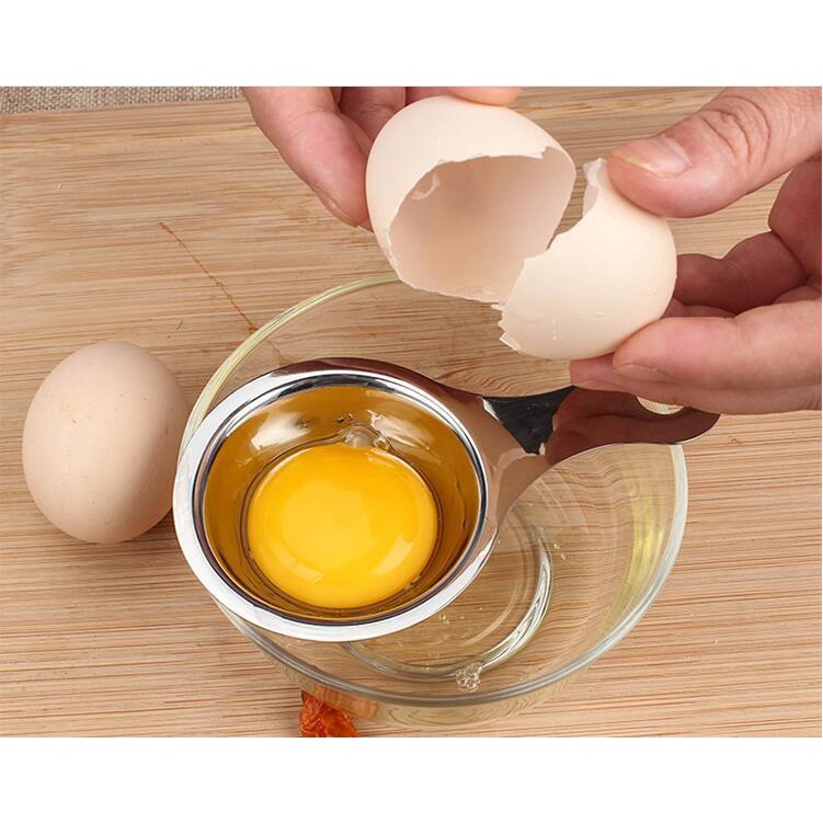 Dụng cụ tách lòng trắng, lòng đỏ trứng bằng Inox