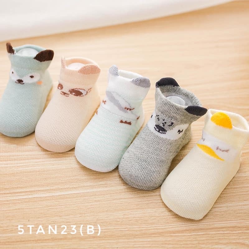 Set 5 đôi tất lưới dễ thương cho bé 5TAN23