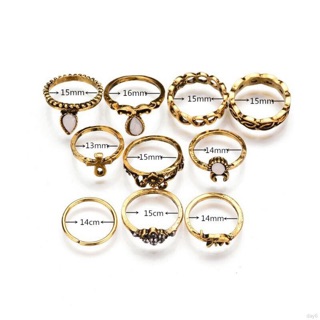 💍 Set nhẫn Bohho 10 chiếc 💍