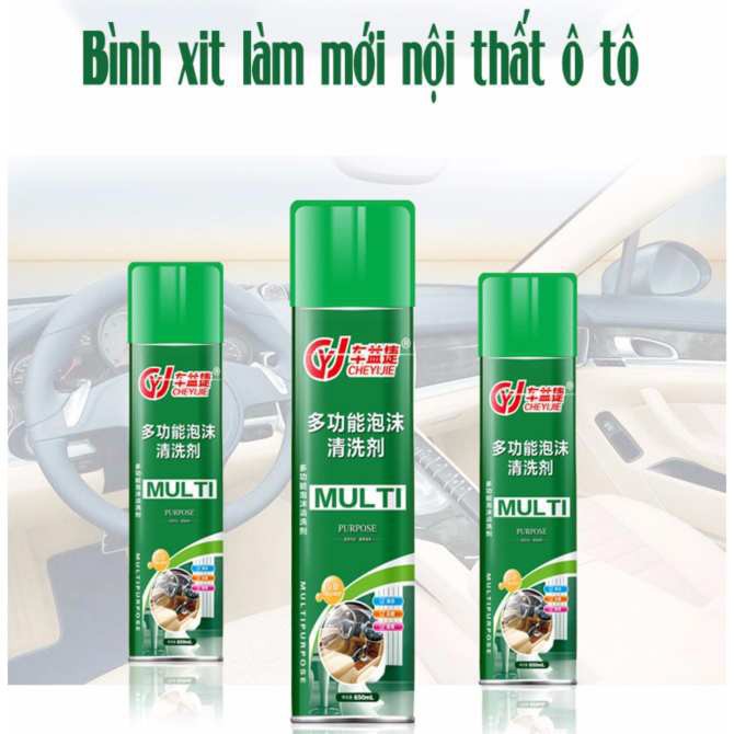 ⛔FLASHSALE⛔ Bình xịt làm mới đồ da, nội thất ô tô