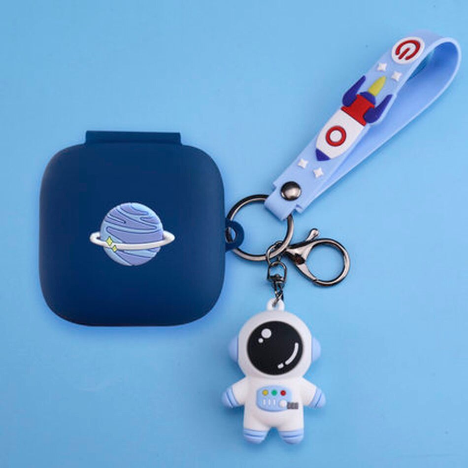 Vỏ Bảo Vệ Hộp Sạc Tai Nghe Bluetooth Không Dây Samsung Galaxy buds live / PRO Bằng Silicon Họa Tiết Hoạt Hình Dễ Thương