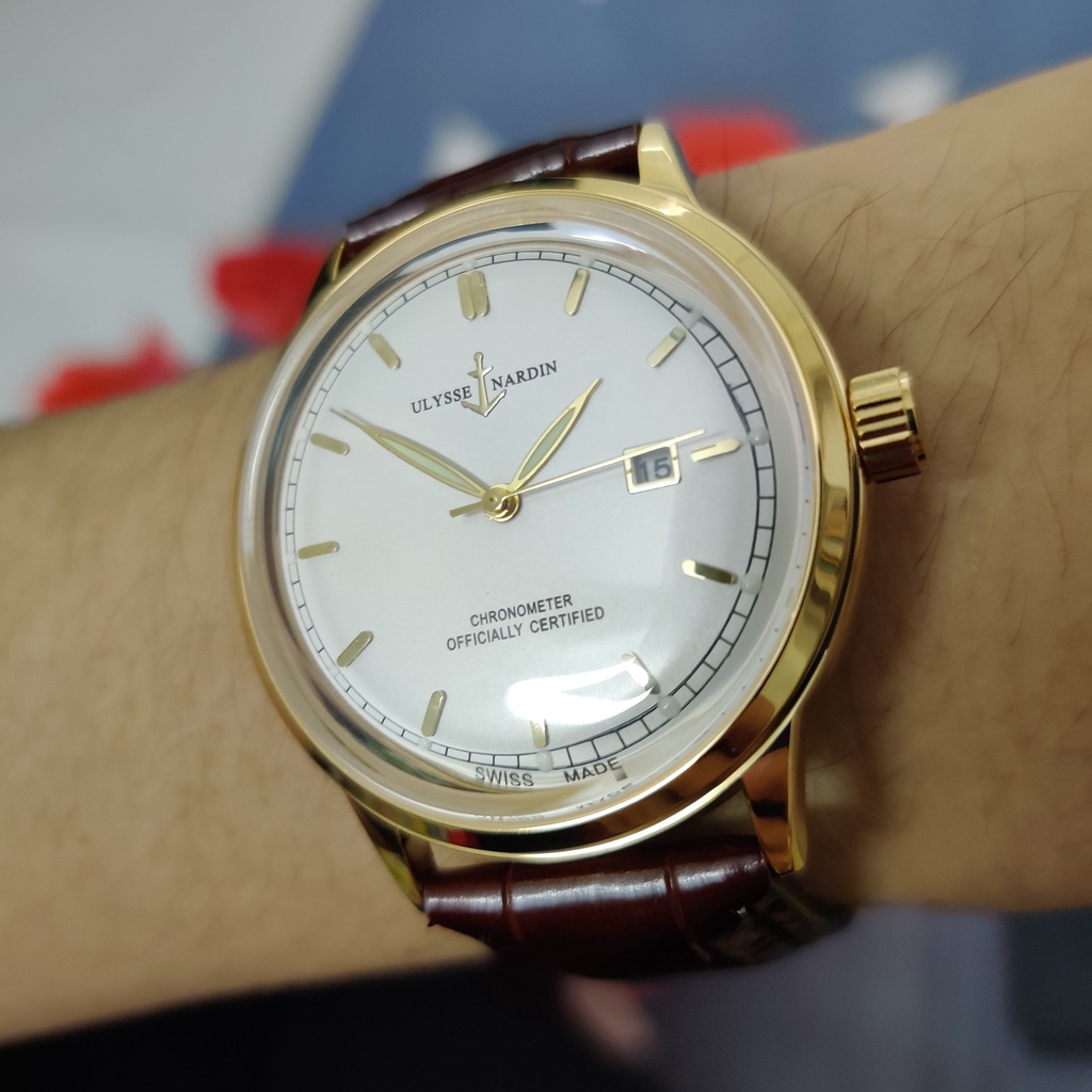 Đồng hồ nam dây da kim trôi Andoza U01 | BigBuy360 - bigbuy360.vn