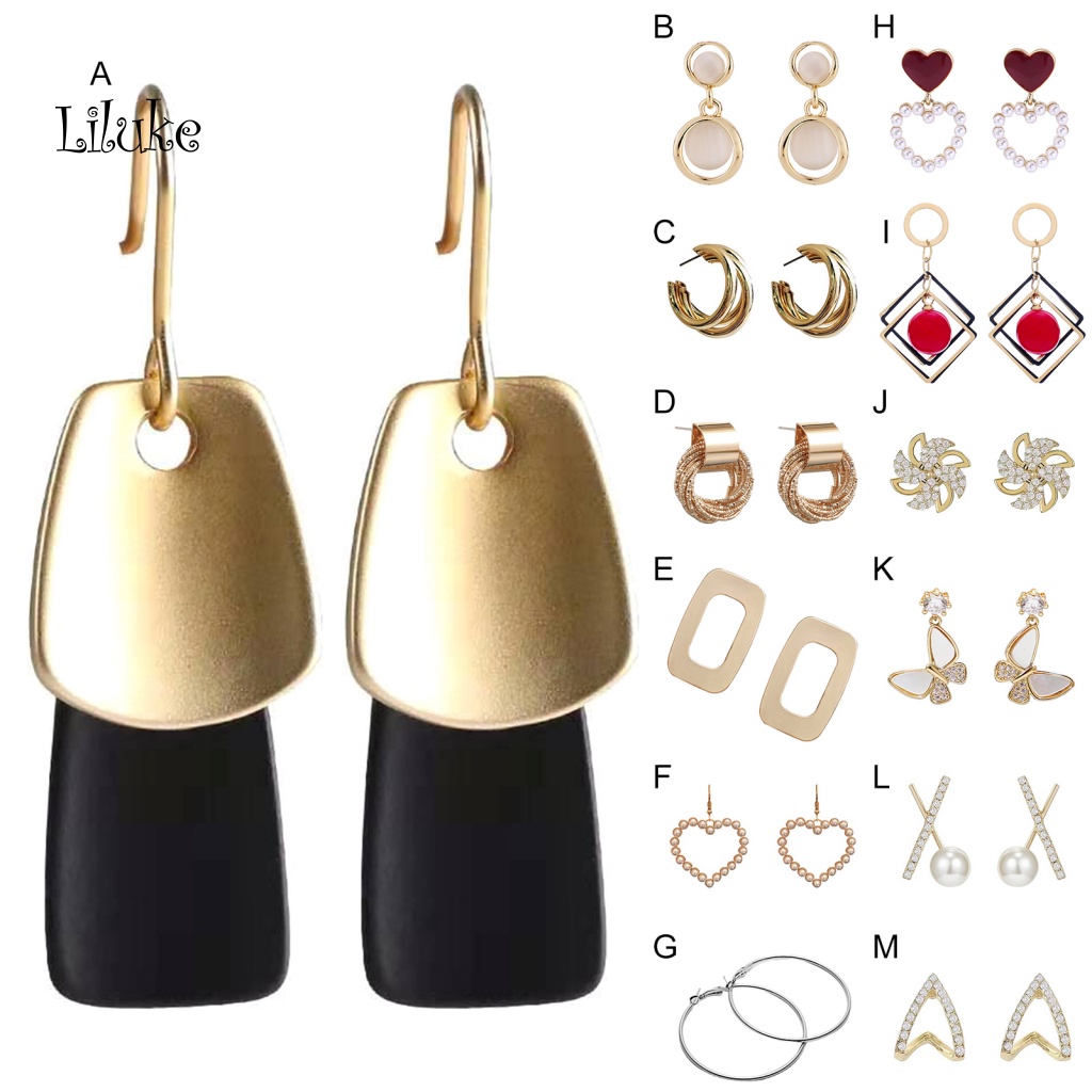 Đôi Khuyên Tai HìNh GiọT NướC ĐíNh Kim Cương Giả ThờI Trang Cho Nữ