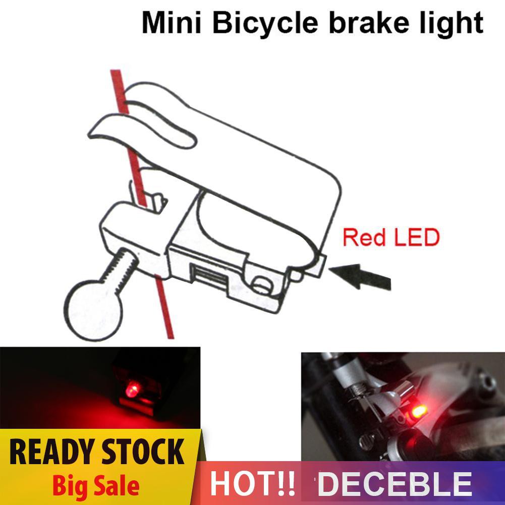Đèn Led Phanh Cảnh Báo An Toàn Mini Chống Thấm Nước Cho Xe Đạp
