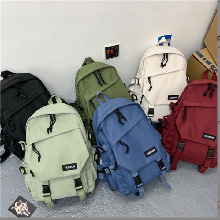 Balo Nam Nữ Ulzzang Thời Trang Phong Cách Basic Chống Thấm Nước