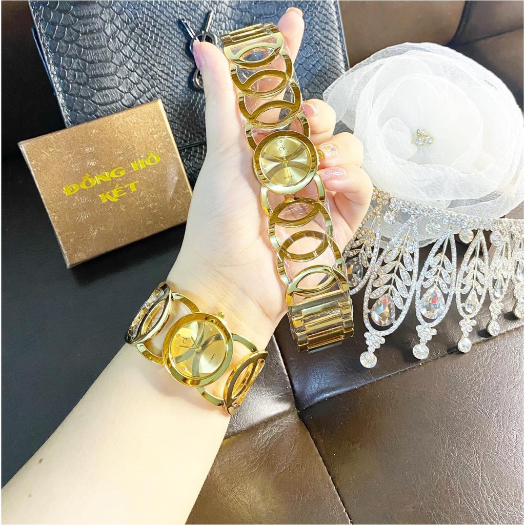 ĐỒNG HỒ NỮ CK DÁNG LẮC TAY quai hợp kim không rỉ đeo cực sáng tay thời thượng bắt mắt | BigBuy360 - bigbuy360.vn