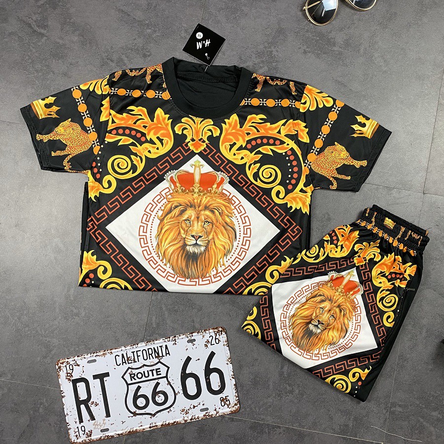 SET BỘ QUẦN ÁO THỂ THAO THUN LẠNH, SET BỘ ÁO NAM TAY LỠ chất liệu thun lạnh mền mịn in Vua Sư Tử Đủ Size BN44 | BigBuy360 - bigbuy360.vn