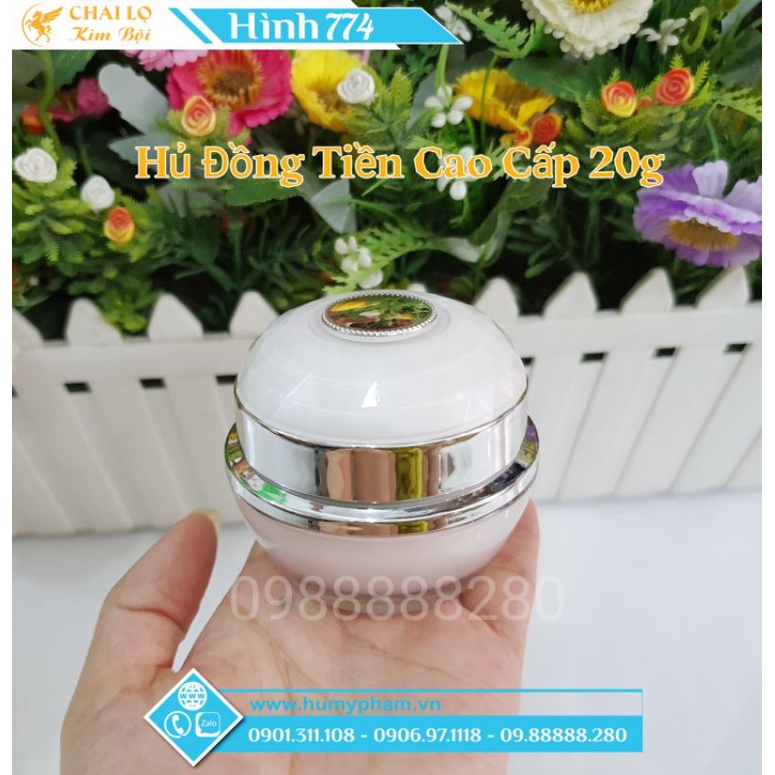 HỦ ĐỰNG KEM FACE ĐỒNG TIỀN CAO CẤP 12g