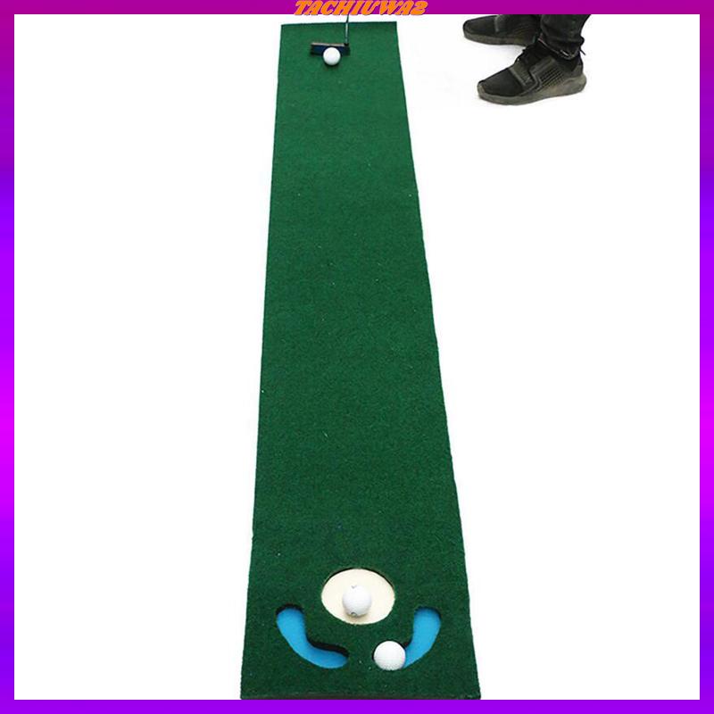 Thảm Tập Đánh Golf Bằng Sợi Tổng Hợp Màu Xanh Lá Nhỏ Gọn Tachiuwa2