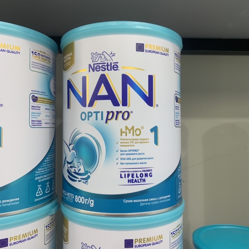 Sữa Bột Nestle NAN Nga OPTIPRO HM-O Số 1,2,3,4 HM-O Hộp 800g