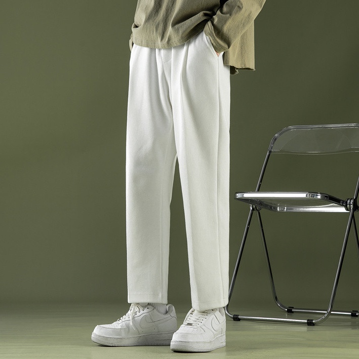 Quần  Dài cho nam Dáng Rộng Bình thường xu hướng Phong Cách Thời Trang  Hàn Quốc