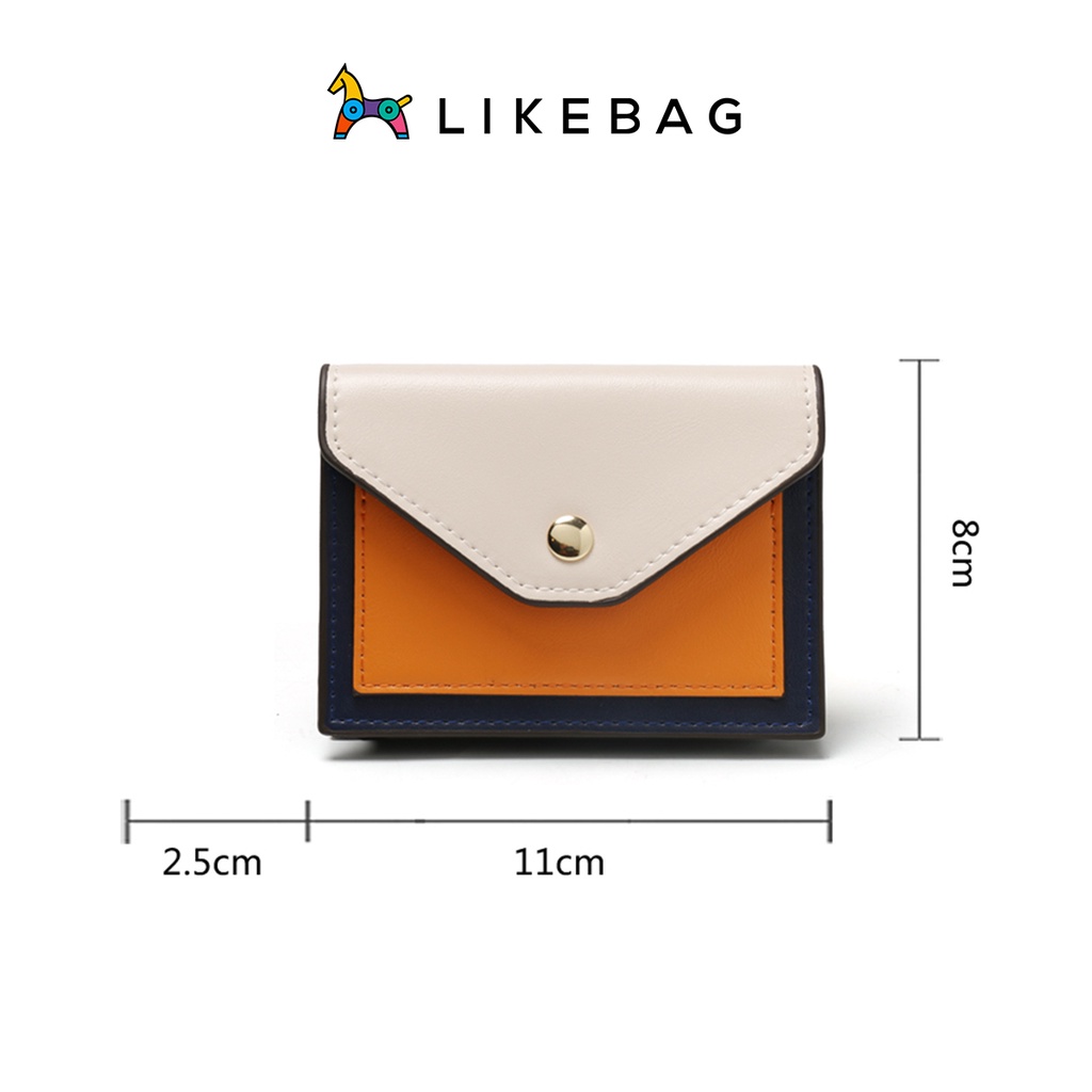 Ví nữ mini cầm tay LIKEBAG basic trẻ trung 928302 - LIBAGI
