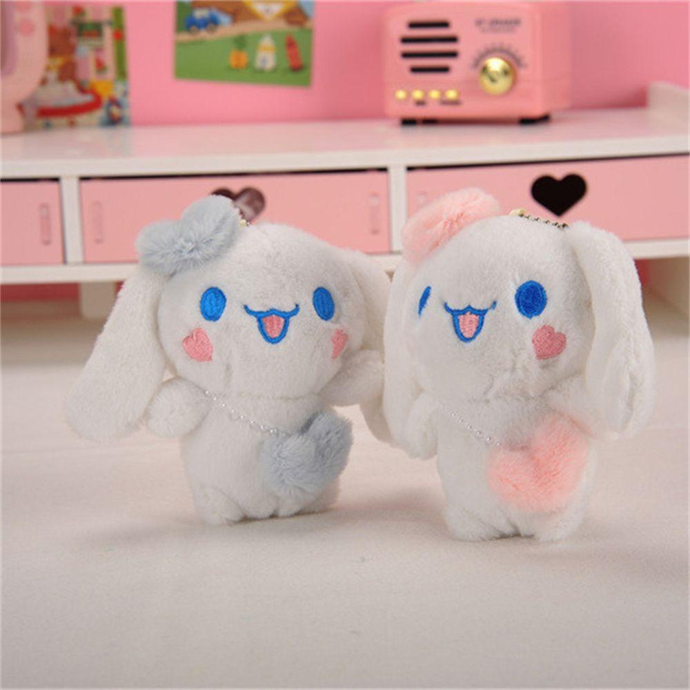 Móc Khóa Hình Thỏ Nhồi Bông Hoạt Hình Cinnamoroll REBUY1