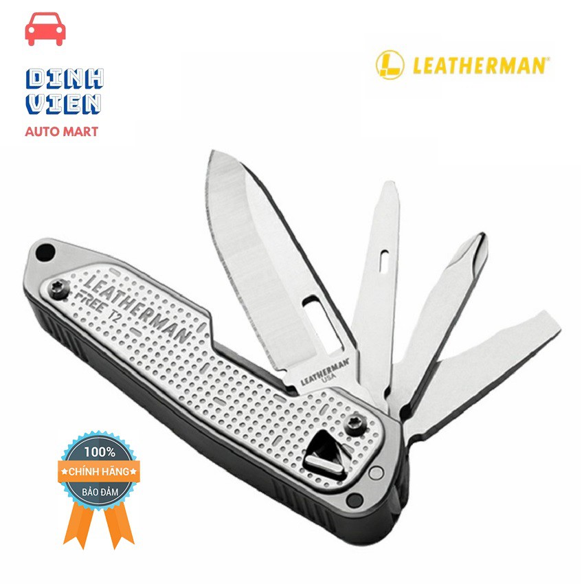 [ TUYỆT VỜI] Dụng cụ đa năng Leatherman FREE™ T2 8Tools. 8 dụng cụ được tích hợp, nó nằm gọn trong túi và ví của bạn.