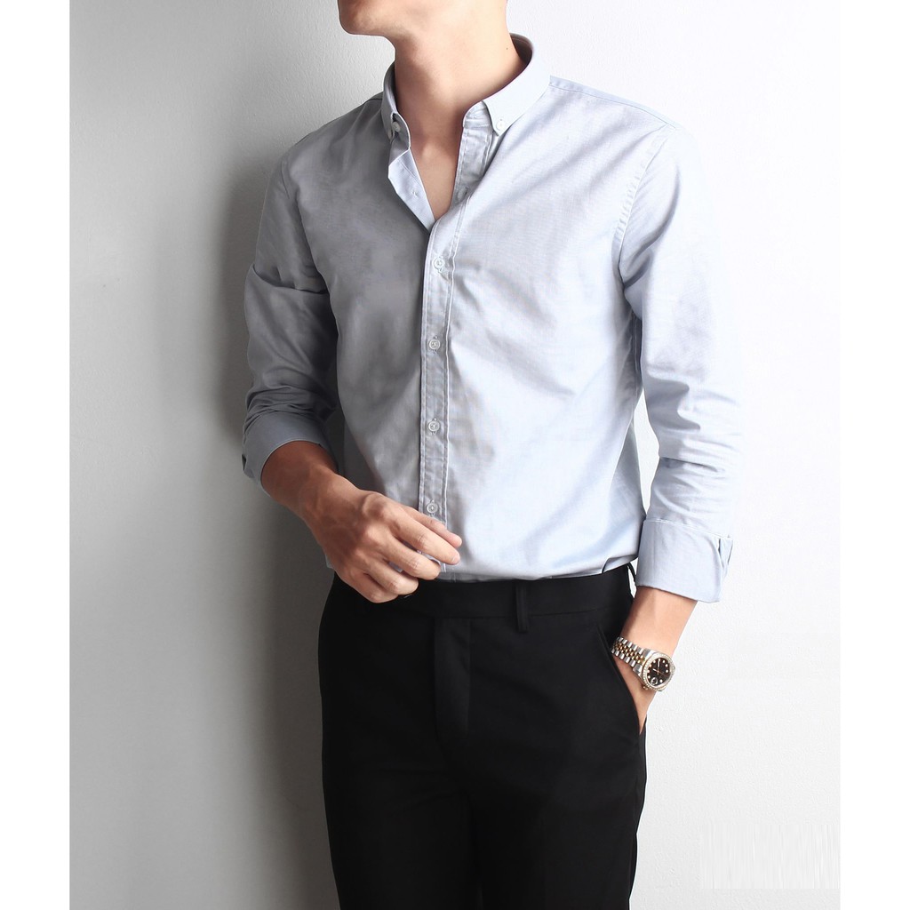 XẢ LỖ - Áo sơ mi nam xuất khẩu Slim Fit VNXK - Size S (55-60kg)