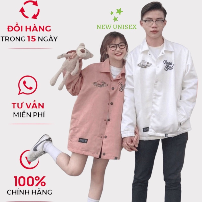 Áo Khoác Dù Nam Nữ, Cúc Bấm Phối Cổ Sơ Mi Độc Đáo, Form Dài Rộng Siêu Hot TP139 [NewUnisex]