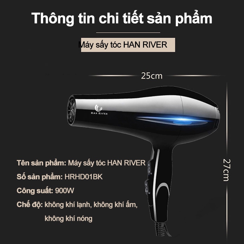 Máy sấy tóc công suất lớn tạo kiểu chính hãng , máy khò tóc 2 chiều nóng lạnh 2200w