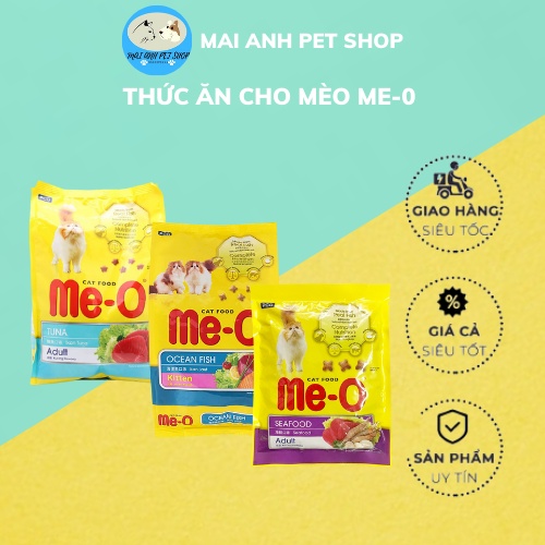 Thức ăn hạt cho mèo Me-0 dành cho mèo con, mèo lớn