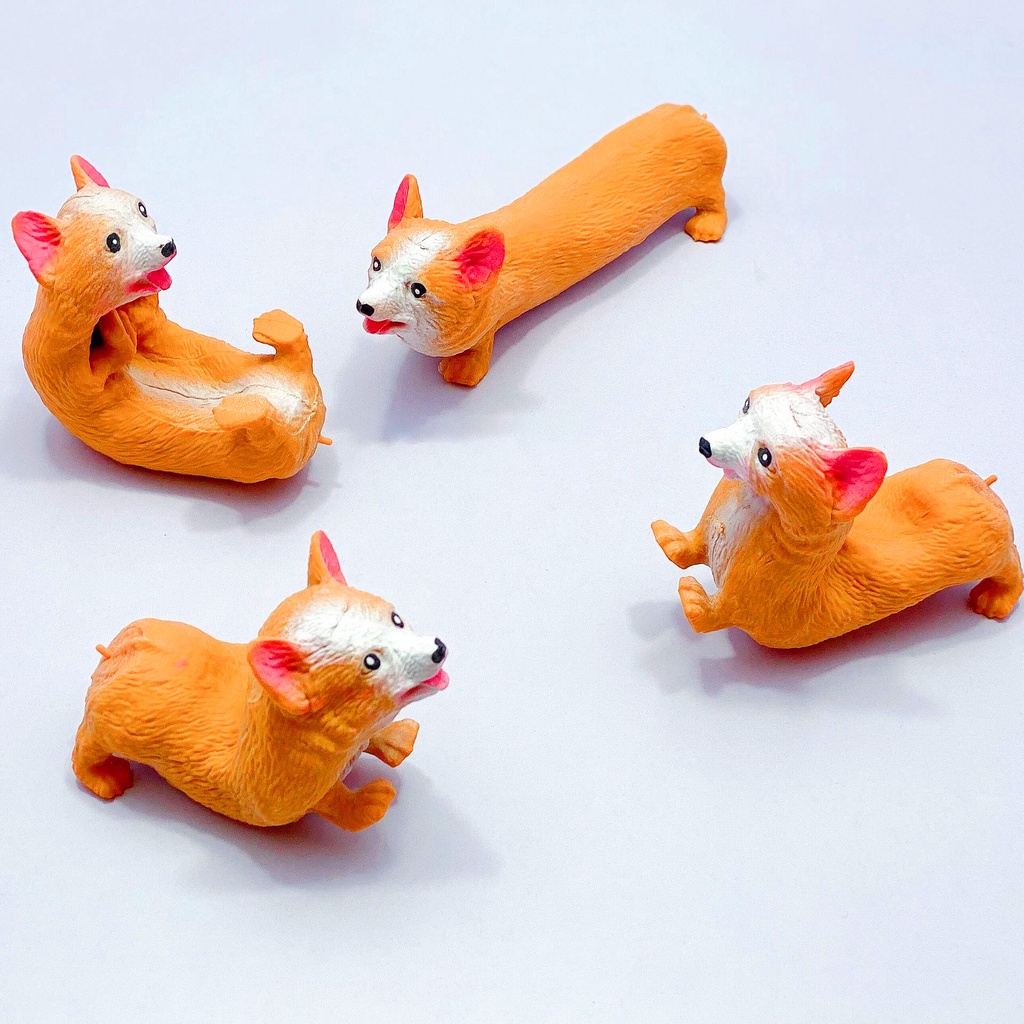 Chó Corgi,Chó Nhật Bóp Xả Stress/ Đồ chơi squishy Giá Rẻ giảm căng thẳng chất lượng đảm bảo