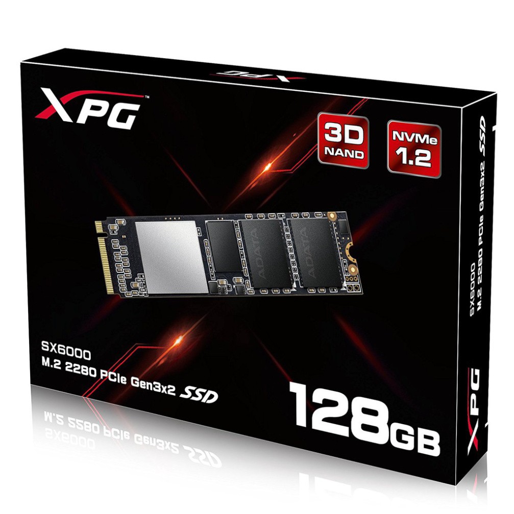 Ổ cứng SSD ADATA XPG SX6000 Lite 128GB/ 256GB - chuẩn NVMe M.2 2280 PCIe - BH 36 tháng