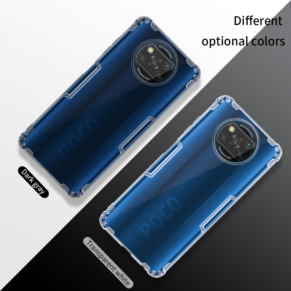 Ốp Điện Thoại NILLKIN Bằng TPU Dẻo Trong Suốt Cho Xiaomi Poco X3 Pro / X3 NFC
