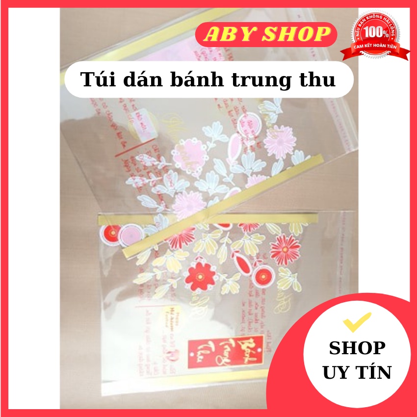 Túi dán bánh trung thu bánh 200gr 250gr 300gr ⚡ CAO CẤP ⚡ túi đựng bánh trung thu kín đáo, an toàn thực phẩm