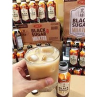 Trà Sữa Đường Đen pha sẵn OKF Hàn Quốc Chai Nhôm 390ml