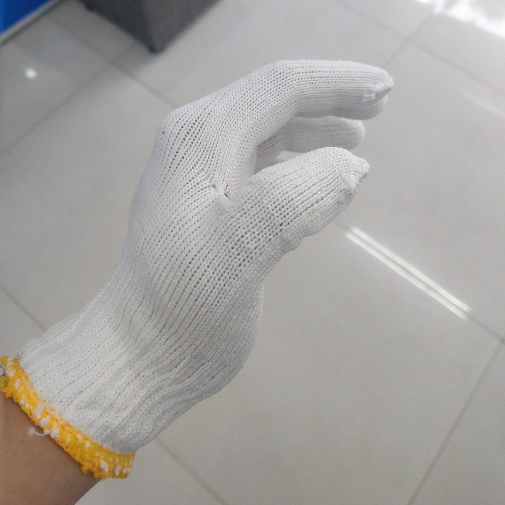 Combo 10 găng tay len lao động - găng tay công nhân