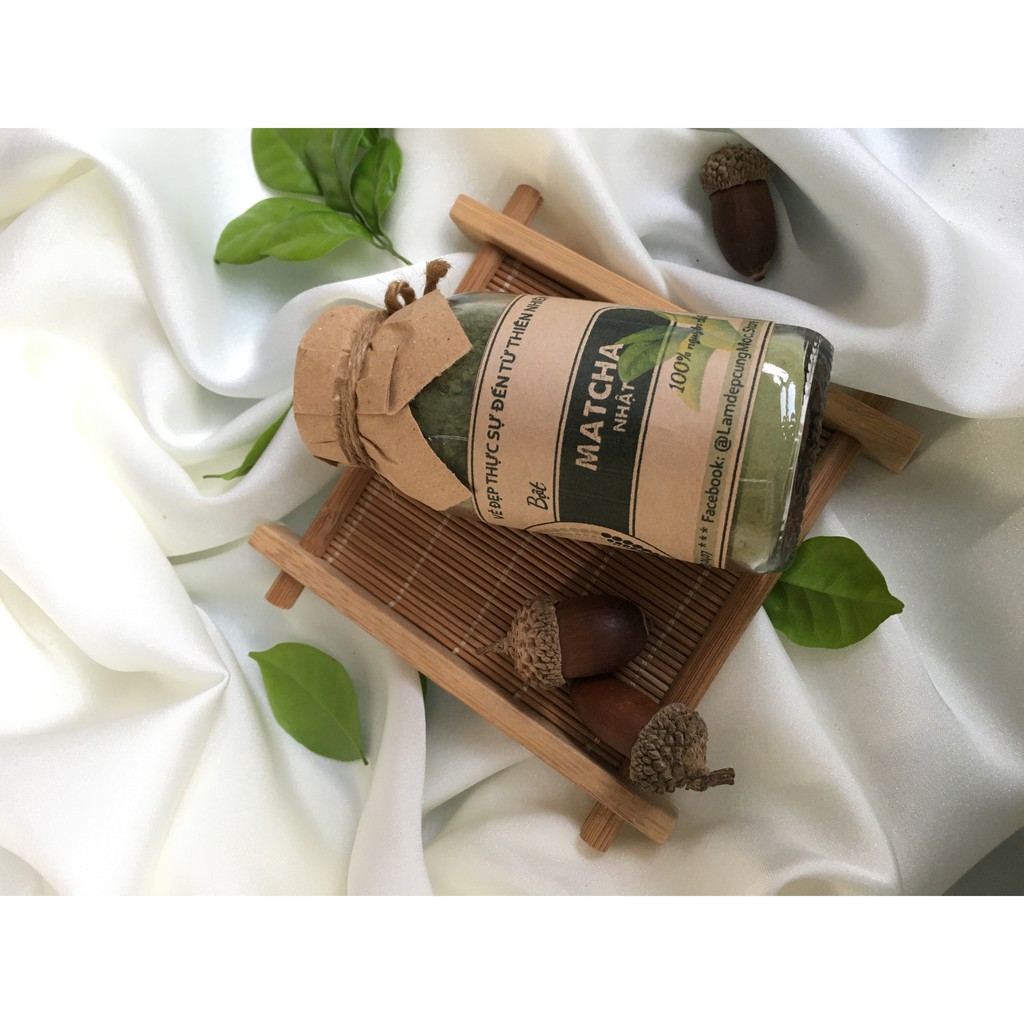 Bột Trà Xanh Matcha thiên nhiên đắp mặt nạ nguyên chất 30g | BigBuy360 - bigbuy360.vn