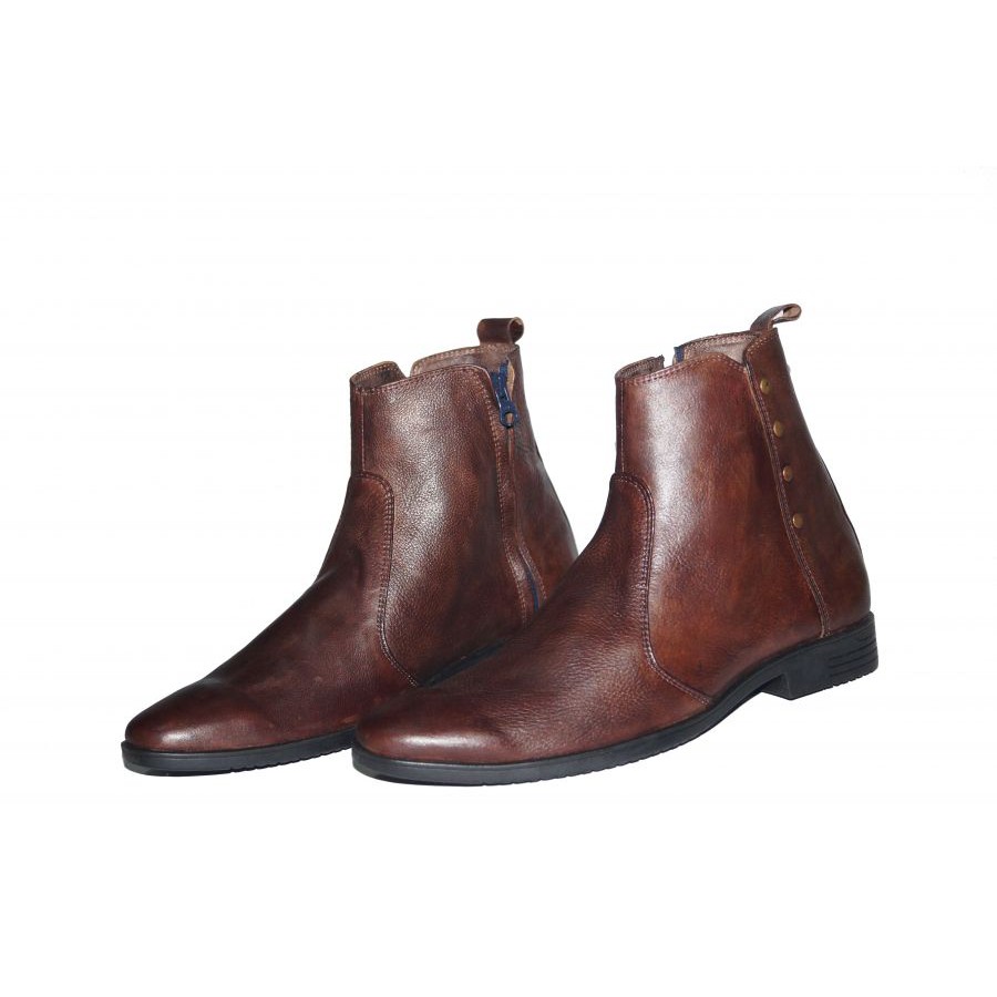 Giày boot nam da bò thật .Bảo hành 12 tháng.Mã số: B142