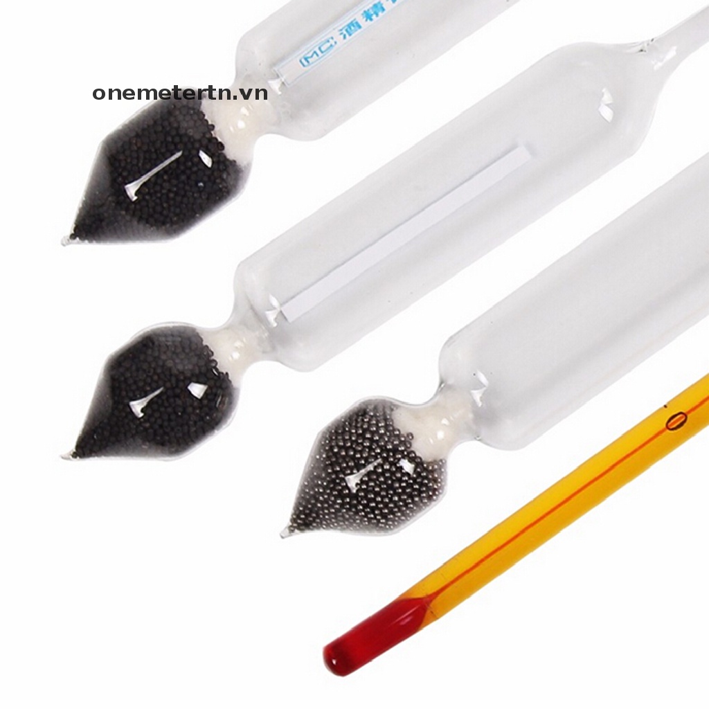 Bộ 3 Dụng Cụ Đo Nồng Độ Cồn Vino Kèm Nhiệt Kế Tiện Dụng
