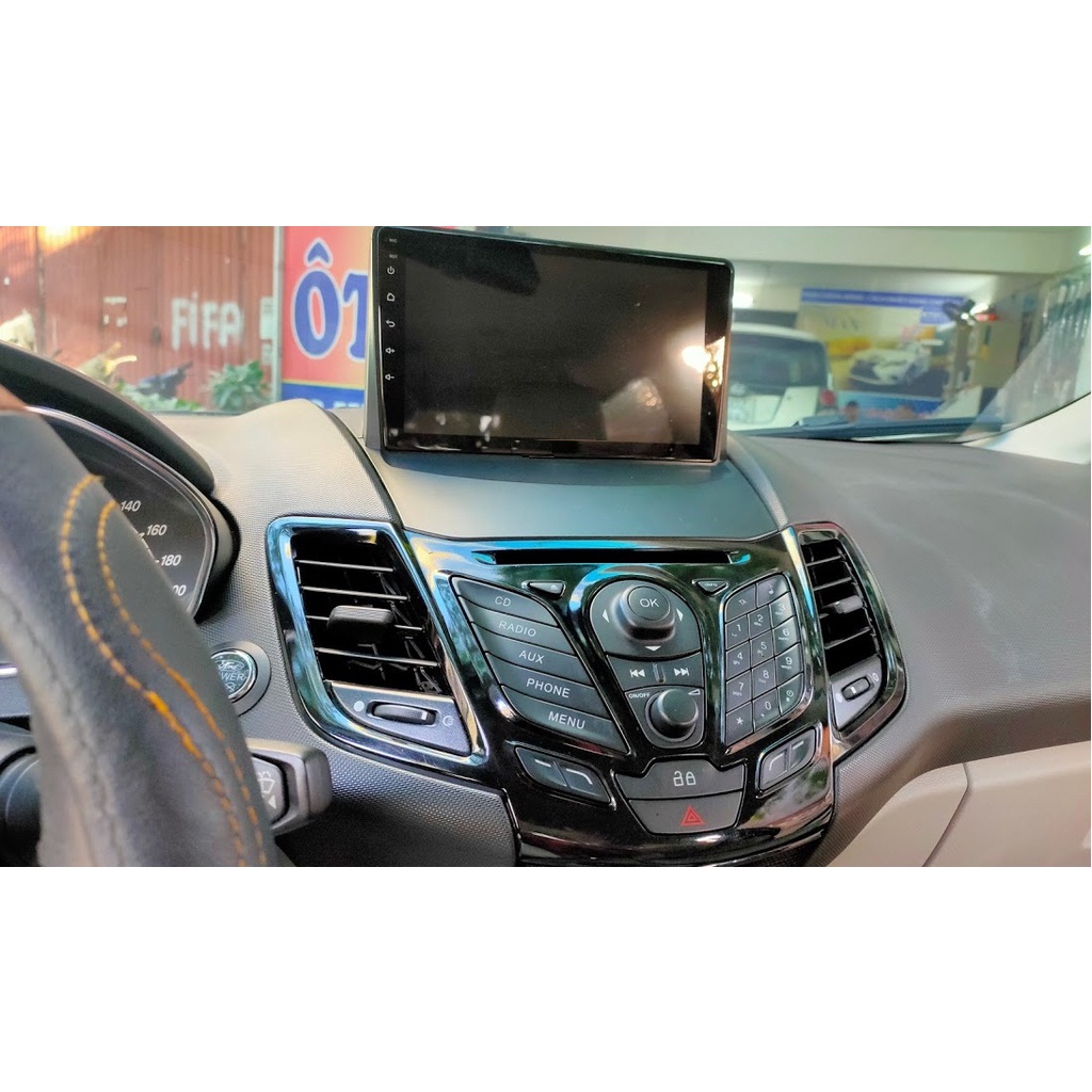 Mặt dưỡng kèm dây nguồn zin lắp màn hình Android cho xe FORD FIESTA 2014-2017