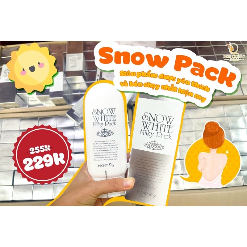 Kem Dưỡng body SNOW WHITE trắng sáng mịn da