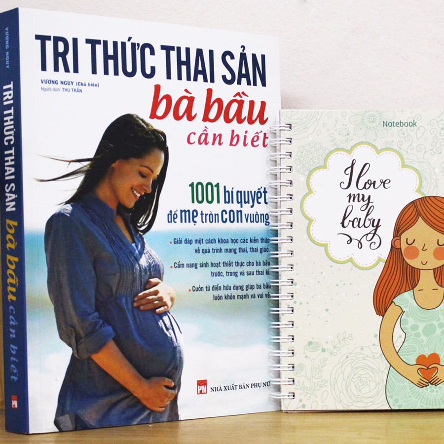 Sách: Combo Tri Thức Thai Sản Bà Bầu Cần Biết + Bách Khoa Thai Nghén Sinh Nở Và Chăm Sóc Bé