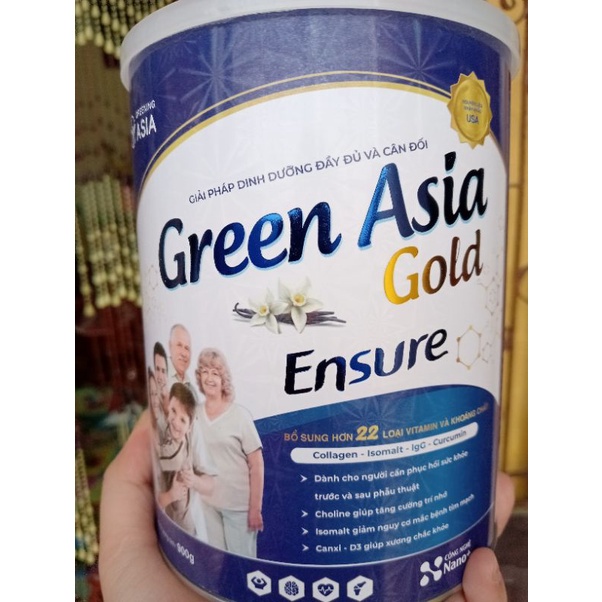 Sữa Green Asia Gold Ensure 900g Dinh Dưỡng Và Phục Hồi Sức Khỏe - DT001