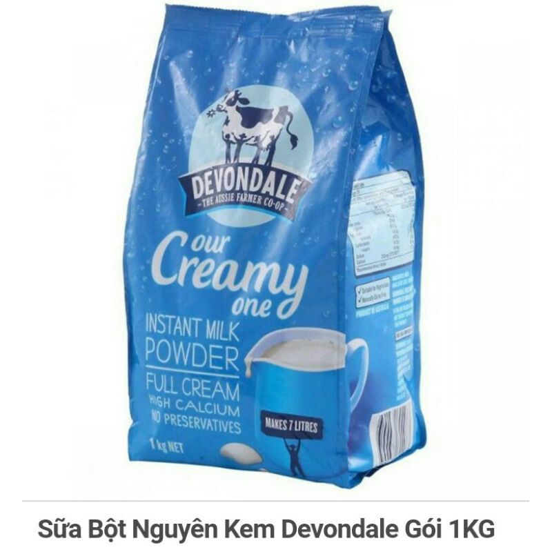 Sữa Bột Nguyên Kem Devondale gói 1kg