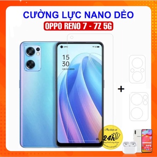Kính Cường Lực dẻo nano OPPO Reno 7 4G Reno 7 5G Reno 7 Z Reno 8 Reno 8 5G Reno 8 Z Reno 8 pro , Dán bảo vệ camera