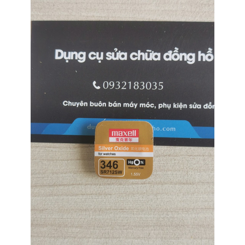 Pin đồng hồ SR712SW 346 Maxell 712 Chính Hãng Made in Japan