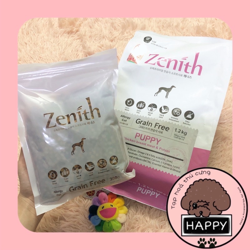 [300g] Hạt mềm Zenith Puppy cho chó con vị gà &amp; khoai tây [Ảnh thật] [Có sẵn] - Thức ăn hạt - Tạp Hóa Thú Cưng Happy