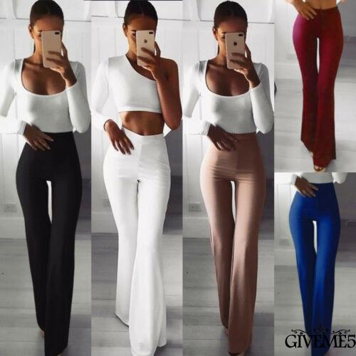 Quần Dài Dành Cho Nữ Ống Loe Thời Trang Cá Tính