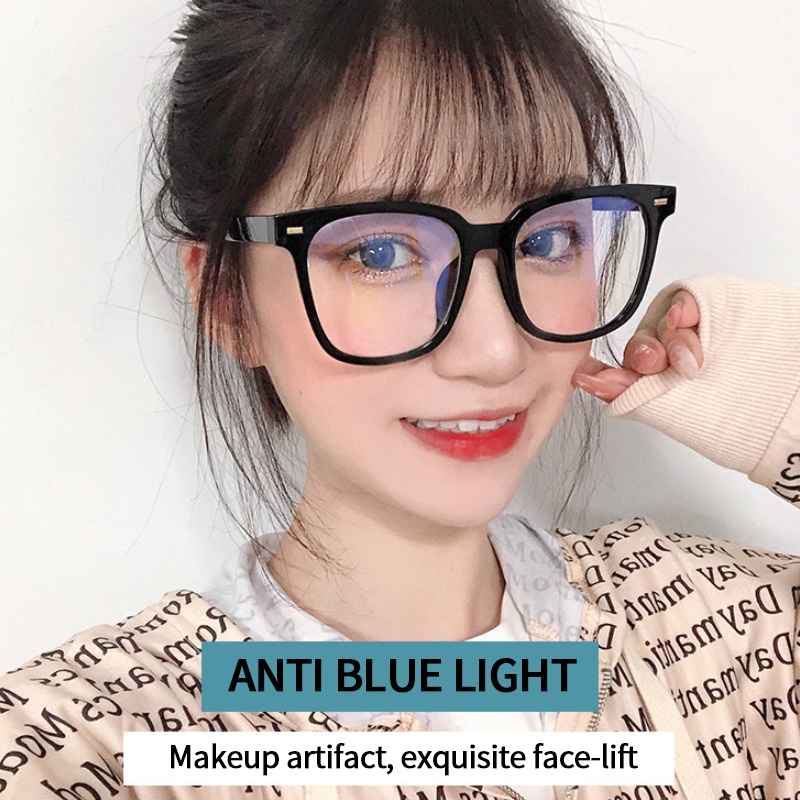 Kính mắt chống ánh sáng xanh và chống bức xạ phong cách Hàn Quốc thời trang unisex