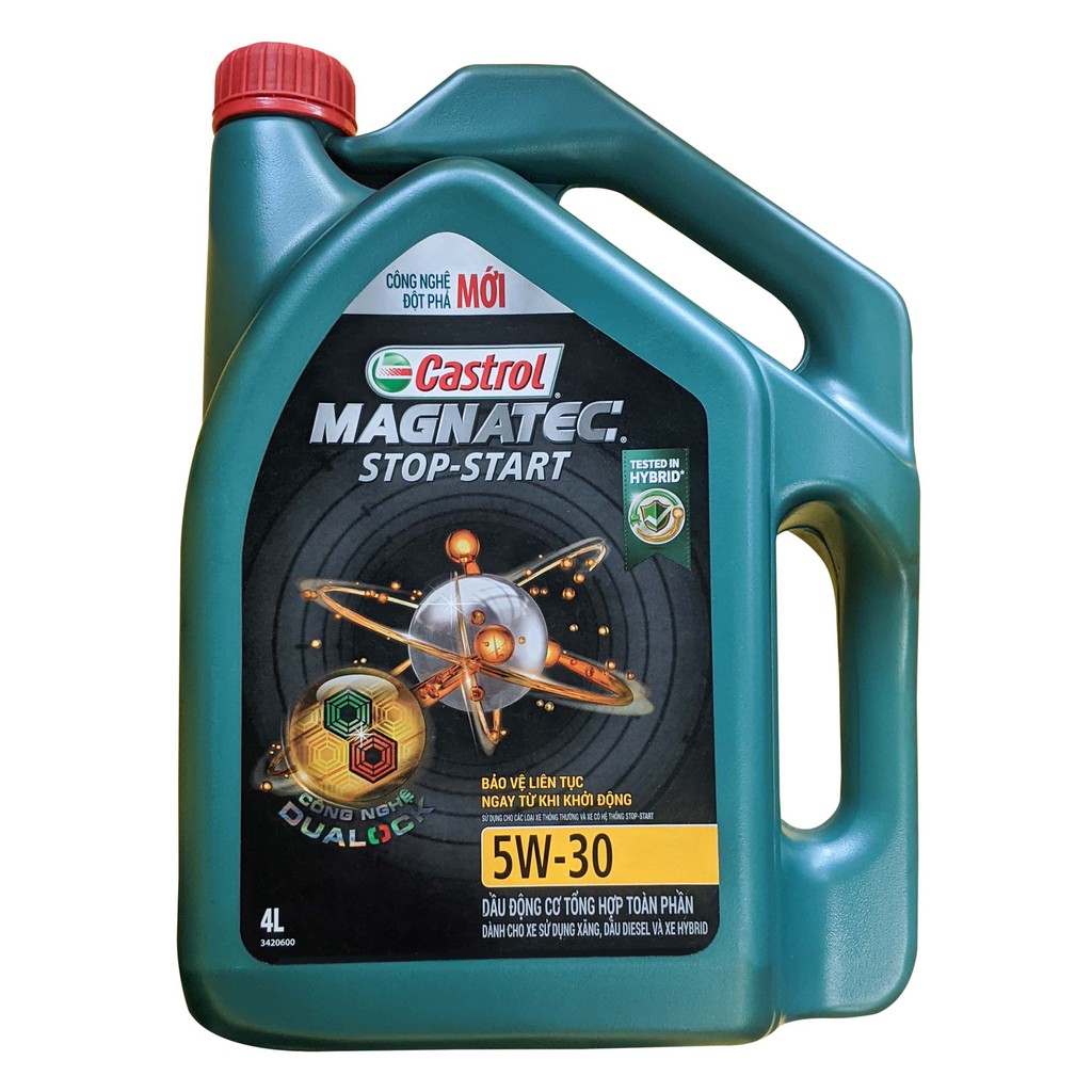 4L DẦU NHỚT Ô-TÔ CASTROL MAGNATEC STOP START DUALOCK 5W-30 - TỔNG HỢP TOÀN PHẦN 5W30 (4L)