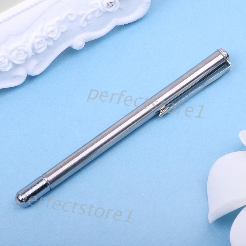 2 in 1 Pointer Telescopic Extendable Steel Ballpoint Pen Teaching Tool Magic Pen