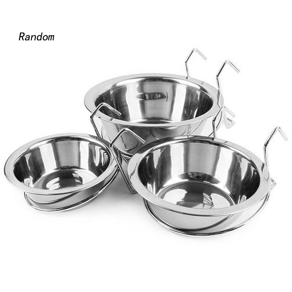 Bát đựng thức ăn có móc treo tiện lợi dành cho thú cưng