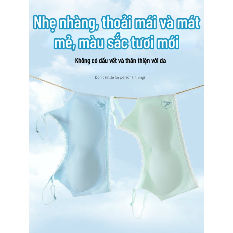 Áo lót thoáng khí cho bé gái , áo lót đệm bông cho bé gái tuổi teen chất liệu cotton co giãn, thấm hút nhanh