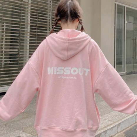 ÁO KHOÁC NỈ HOODIE NỮ PHÔNG FORM RỘNG CÁ TÍNH FREESIZE IN MISS OUT