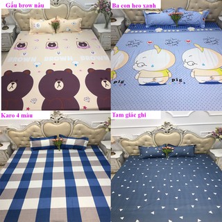 MỚI 2024 - HỎA TỐC TPHCM - SET 4 MÓN⚡️ 1 GA 1M6/ 1M8 + 2 VỎ GỐI NẰM + 1 VỎ GỐI ÔM