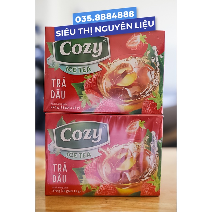 Trà Cozy hoà tan - Cozy ice dâu