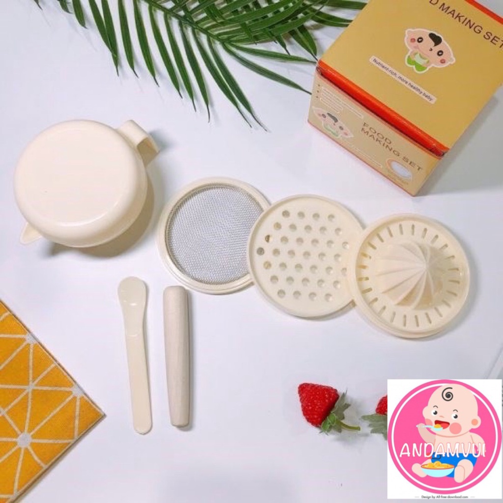 Set dụng cụ chế biến ADKN, bộ dụng cụ 7 chi tiết siêu tiện dụng SAMI KIDS