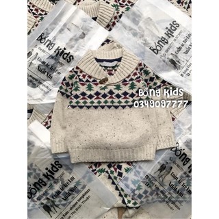 Áo Len Bé Trai Cổ Điển Cây Thông PR